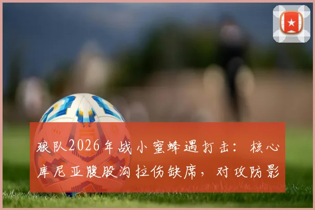 狼队2026年战小蜜蜂遇打击：核心库尼亚腹股沟拉伤缺席，对攻防影响分析与替代者前瞻
