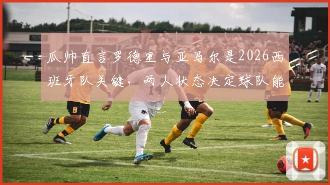 瓜帅直言罗德里与亚马尔是2026西班牙队关键,两人状态决定球队能否统治赛场