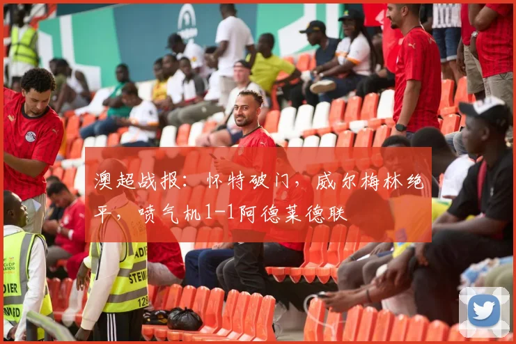 澳超战报：怀特破门，威尔梅林绝平，喷气机1-1阿德莱德联