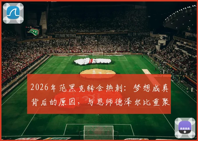 2026年范黑克转会热刺:梦想成真背后的原因,与恩师德泽尔比重聚战术分析及前景展望